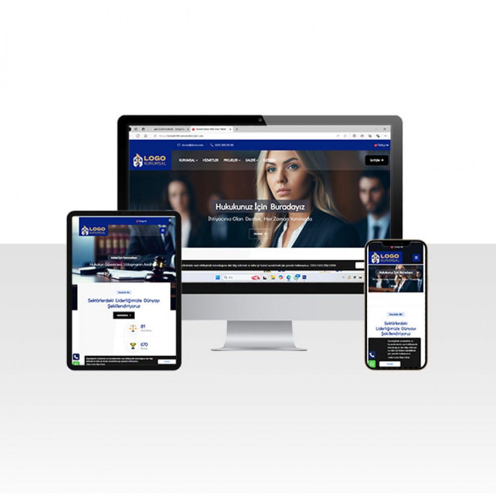 Kıbrıs Avukatlık ve Arabuluculuk Web Sitesi Paketi - Palest